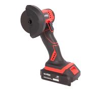 Cofan Mini amoladora a batería | Potencia: 20 V | Adecuada para discos de 76 mm | 19.500 rpm | Empuñadura de 3 posiciones | Compacta y ligera | Batería y cargador incluidos