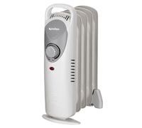 Cofan "MINI" radiador de aceite | Potencia: 450 W | Termostato regulable | Seguridad antiincendios | Color: blanco | Medidas 26 x 13 x 41 cm