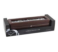[ Oferta Flash] Caja para Relojes Ventoria | Disponible en Piel marrón | Caja Elegante para 6 Relojes