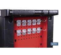 COFAN PACK 10 GANCHOS PARA CARRO DE HERRAMIENTAS