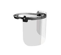 Pack 25 pantallas faciales protectoras V4 reutilizables | Barrera física frente a gotas y salpicaduras de líquidos