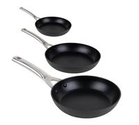 Cofan Pack 3 Sartenes Antiadherentes Inducción Ø20, Ø24 y Ø28 cm, Aluminio Forjado, Libre de PFOA, Fondo de 4 mm