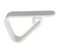 Cofan Pack de 12 Pinzas para Sujetar manteles | Fabricadas en plástico Blanco | Clips sujetamanteles Flexibles y Resistentes