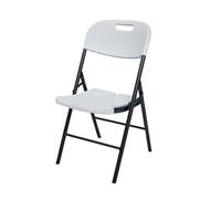 Cofan Pack de 2 sillas Plegables de Camping | Color: Blanco | Adecuadas para Interiores y Exteriores | Medidas desplegada: 46 x 53 x 86 cm