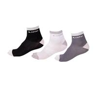 Cofan Pack de 3 Pares de Calcetines Unisex de Caña Media, Algodón, Negro/Blanco/Gris, Talla 36-41, Cómodos y Elásticos, Ideales Uso Laboral (FR/ES, Letras, L, Regular, Regular, 3, Negro,blanco,gris)
