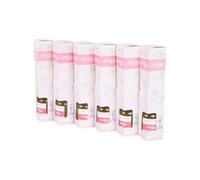 Cofan Pack de 6 ambientadores de varillas fresa y nata | Aroma intenso | Varillas de ratán | Frasco de vidrio | Capacidad: 50 ml