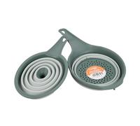 Cofan Pack de embudo y colador plegables en color verde | Capacidad: 0,6 litros | Ahorro de espacio | Cocina y camping