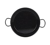 Cofan Paellera de acero esmaltadas especial para inducción | Diámetro 30 cm | 4 Raciones | Diseño con dos asas