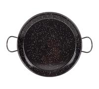 Paellera de acero esmaltadas especial para inducción | Diámetro Ø34 cm | 6 Raciones | Diseño con dos asas