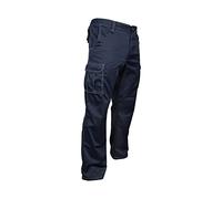 Cofan Pantalón de Trabajo Elástico Tipo Denim Azul Marino (ES 56)