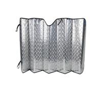 Cofan Parasol Delantero Aluminizado con Efecto Láser | 2 Ventosas Incluidas | Protección UV para Vehículos