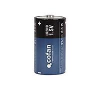 Cofan Pilas Alcalinas Modelo LR20 | Voltaje 1,5 V | Blíster de 2 Unidades