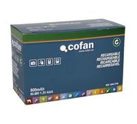 Cofan Pilas recargables | Modelo 1,2 V AAA Ni- MH 900 mAh | Caja de 10 Blíster con 4 pilas cada uno