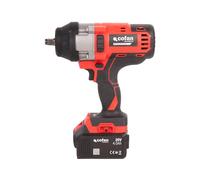 Cofan Pistola de impacto 1/2" a batería | Motor sin escobillas | Potencia: 20 V | 1.000 Nm, 22.400 IPM | Velocidad: 1800 rpm | Par ajustable | Batería y cargador incluidos