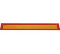 Cofan Placa de aluminio con homologación V-6 | Vehículo camiones con largo especial para vehículos con especiales longitudes | Medidas 1130 X 200 mm