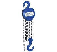 Cofan Polipasto de cadena manual | Altura de elevación: 6 m | Capacidad de carga: 500, 1000, 2000, 3000 o 5000 kg | Color: azul | Gancho resistente (Azul, Carga 2000 kg)