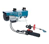Cofan Polipasto eléctrico 1020 W | Capacidad de carga: 250/500 kg | Altura de elevación: 10/20 m | Parada de emergencia | Incluye mando | Protección IP54