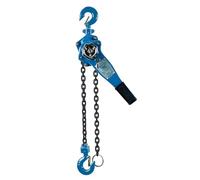 Cofan Polipasto manual de palanca | Altura de elevación: 1,5 m | Capacidad de carga: 750, 1500 o 3000 kg | Color: azul | Material: acero | Gancho resistente (Azul, Carga 3000 kg)