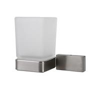 Cofan Portavaso | Modelo Madeira | En Acero Inoxidable 304 Satinado | Medida 9,8 x 14,8 x 9,2 cm