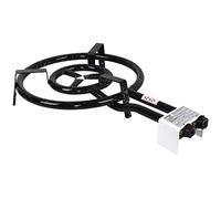 Cofan Quemador paellero a Gas butano/propano | 50 cm de Diámetro | Antihaderente | Acero