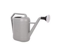 Cofan Regadera Gris de 6 litros con Cabezal Desmontable, HDPE Resistente, Asa de Transporte, Regadera para Interior y Exterior