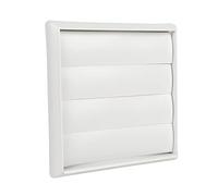 Cofan Rejilla de Ventilación con 4 Lamas Móviles | ABS Blanco | Diámetro del Tubo: 10 cm | Venta Unitaria