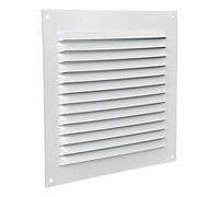 Cofan Rejilla de Ventilación con Mosquitera | Fabricado en Aluminio Blanco | Medida de 15 x 15 cm