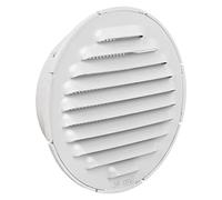 Cofan Rejilla de Ventilación para Empotrar a Tubo | Fabricada en Aluminio Blanco | Medida diámetro: 10 cm