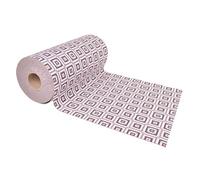 Cofan Rollo de Alfombra Vinílica con Diseño de Cuadros Crochet · Impermeable, Antimanchas y Resistente · Medidas del Rollo: 50 cm x 15 m