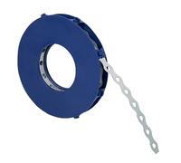 Cofan Rollo de Cinta Perforada | De Acero Galvanizado | Medidas: 17 mm X 0,8 mm x 10 m