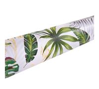 Cofan Rollo de Hule con Estampado de Hojas Amazónicas | Impermeable | Medida: 1,40 x 25 m | Protector y Estilo para la Mesa