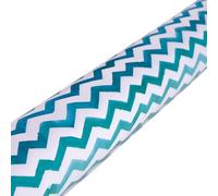 Cofan Rollo de Mantel Antimanchas con Estampado Digital de diseño con Rayas | 50% algodón y 50% PVC | Medidas: 1,40 x 25 m