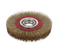 COFAN RUEDA ALAMBRE E.32mm ONDULADO Ã˜150 A.LATON 0.3mm