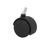 Cofan Rueda de plástico con tornillo | Diámetro de 50 mm | Para pesos de 25 kg | Pack 4 unidades