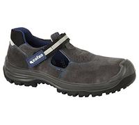 Cofan Sandalia de Serraje | Color Gris | Seguridad S1P | Modelo Petrina | Cierre con Velcro