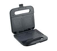 Cofan Sandwichera | Revestimiento antiadherente | Compartimentos para 2 sándwiches | Acero inoxidable | Potencia: 750 W | Medidas: 23,7 x 23,3 x 9 cm