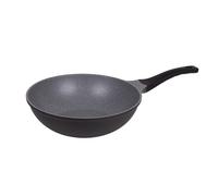 Cofan Sartén wok de aluminio forjado Ø30 cm| Recubrimiento antiadherente | Mango suave al tacto | Fondo de inducción | Apta para todo tipo de cocinas