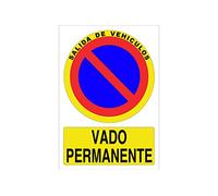 Cofan Señal en poliestireno de vado permanente