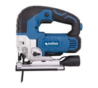 Cofan Sierra de calar 750 W; 6 Velocidades; Corte Pendular 4 Posiciones; Corte a Bisel ±45°; Caladora con Láser; Cable de 2 metros