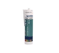 Cofan Silicona Ácida Sanitaria | Color Blanco | Envase de 300 ml