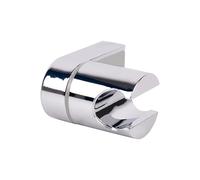 Cofan Soporte de ducha para pared | Ángulo ajustable | Acabado cromado o negro | Material: ABS resistente | Fácil instalación | Medidas: 4 x 6 x 6,5 cm (Cromado, 4 x 6 x 6,5 cm)