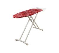 Cofan Tabla de Planchar | Modelo Tívoli | Color Rojo | Medidas 125 cm x 41 cm x 10 cm | Plegada 162 cm | Altura 90 cm (Abierta)