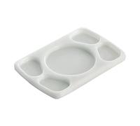 Cofan Tabla Salsera para 4 Salsas| Medida 30 x 20 x 1,5 cm | Color Blanco
