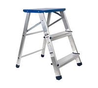 Cofan Taburete Plegable | Material: Aluminio | 3 peldaños | Carga máxima de 150 Kilos