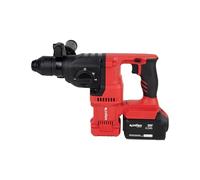 Cofan Taladro Martillo Perforador SDS Plus Multifunción sin Escobillas | 3 modos: taladra, percute y cincela | Incluye: maletín con accesorios, batería Li-Ion de 20 V y cargador