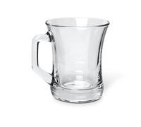 Cofan Taza de café o infusión 22,5 cl – Vidrio de gran resistencia – Pack de 6 unidades