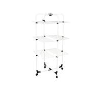Cofan Tendedero de Torre | Fabricado en Acero Pintado y Polipropileno | Medidas 70 x 60 x 137 cm | 3 Niveles de Tendido