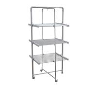 Cofan Tendedero Eléctrico de Torre | 4 Ruedas Omnidireccionales con Freno | Potencia: 300 W | Tendedero Portátil con Secado Rápido