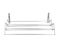 Cofan Tendedero Extensible para Pared | Fabricado en Aluminio | Plegable con 6 Barras de Secado | Medida: 80 x 45,5 cm