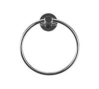 Cofan Toallero Circular de Acero Inoxidable 304 Brillo | Modelo Lagoa | Medida 17 x 14,2 x 6,5cm